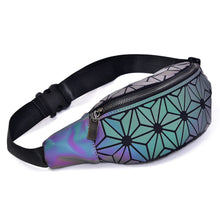 Load image into Gallery viewer, Debut Collection: Geometric Reflective Fannypack