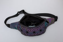 Load image into Gallery viewer, Debut Collection: Geometric Reflective Fannypack