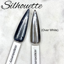 Load image into Gallery viewer, Chromed over Silhouette and White (Left to Right)