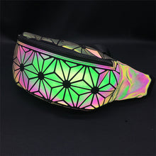 Load image into Gallery viewer, Debut Collection: Geometric Reflective Fannypack
