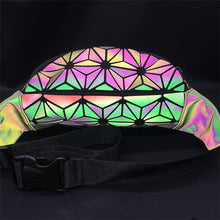 Load image into Gallery viewer, Debut Collection: Geometric Reflective Fannypack
