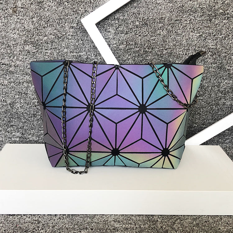 Debut Collection: Geometric Reflective Crossbody Bag